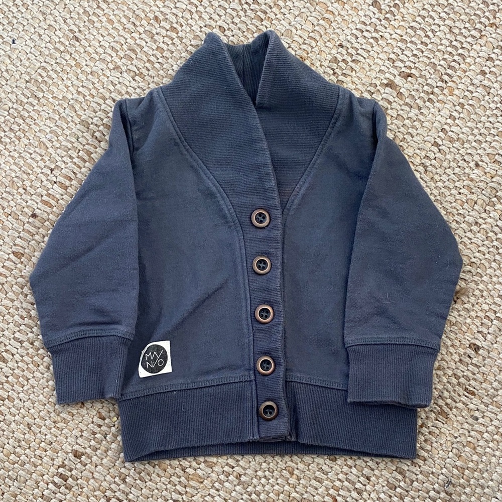 Mainio Blue Button-Up Cardigan